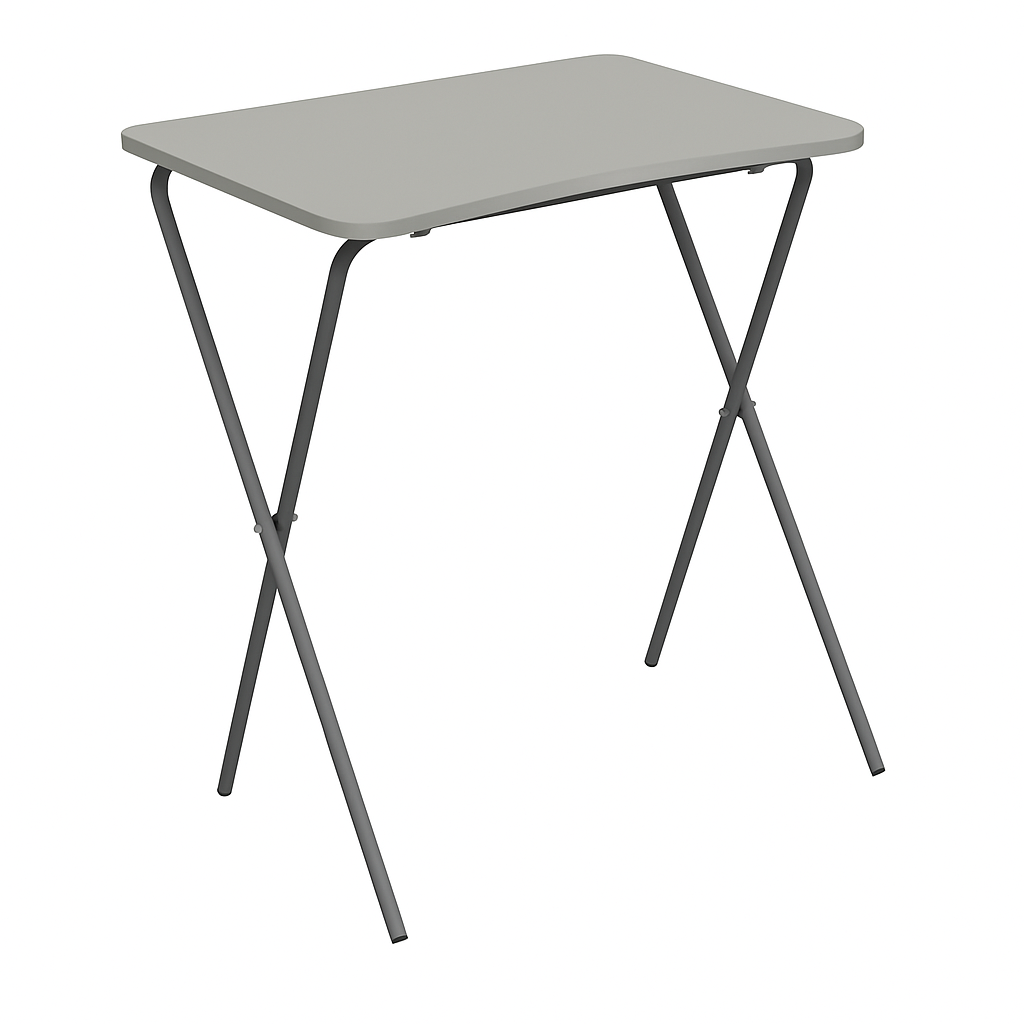 Стіл учнівський на металевому каркасі, розкладний (2 положення), каркас - кругла труба, ЛЕЛЕКА, 700х500х760 мм.